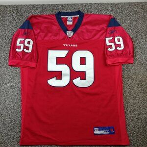 Reebok Houston Texans DeMeco Ryans Sewn Red Jersey - Size 54